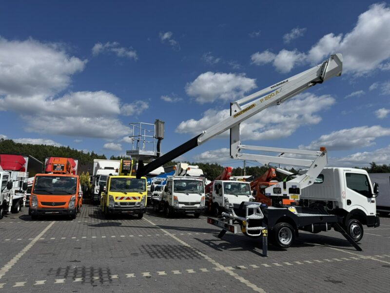 Nissan Cabstar Podnośnik Koszowy 20m Palfinger P200 A Smart Zwyżka UDT Wumag GSR