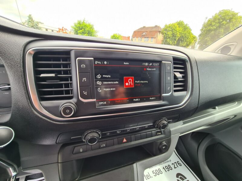 Citroen Jumpy LONG 2.0 HDI 3-Osobowy Zadbudowa Navi Kamera 2xPDC Półskóry Asystent