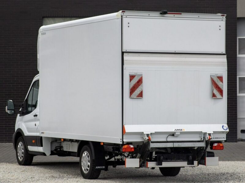 Ford Transit 8 palet KONTENER + WINDA 750kg dHollandia UDT W CENIE