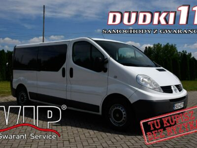 Renault Trafic 2,0dci 5 osób,zarejestrowany,klimatyzacja,DUDKI11