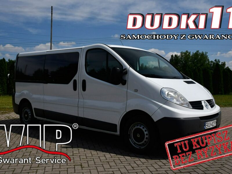 Renault Trafic 2,0dci 5 osób,zarejestrowany,klimatyzacja,DUDKI11