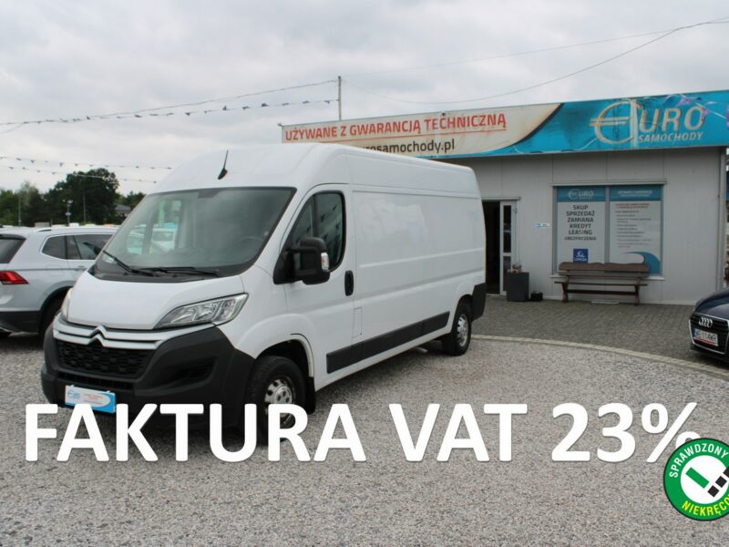 Citroen Jumper L3H2 F-vat Vat-1 Gwarancja Krajowy