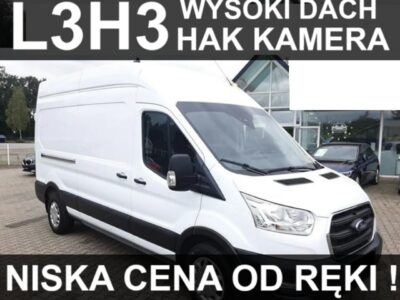 Ford Transit L3H3 130KM Wysoki Dach Hak Kamera Niska Cena Od ręki ! 1718zł