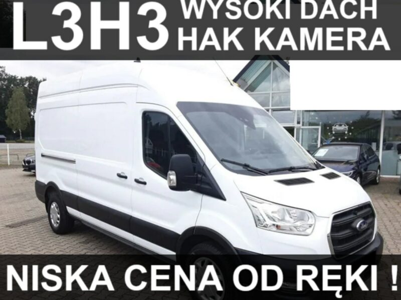 Ford Transit L3H3 130KM Wysoki Dach Hak Kamera Niska Cena Od ręki ! 1718zł
