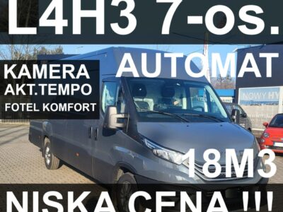 Iveco Daily 35S18A8H V L4H3 18m3 Brygadowy 7-os. Pakiet Comfort Plus 2674 zł