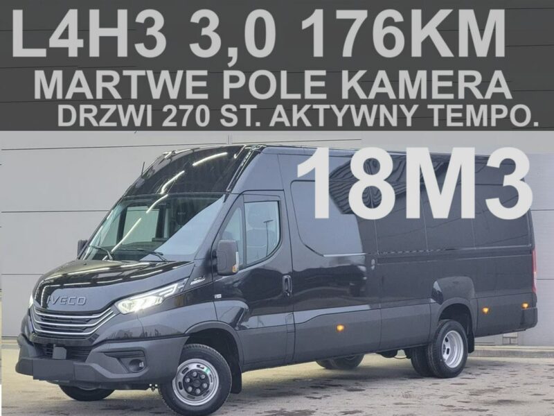 Iveco Daily 35S18A8H V L4H3 18m3 176KM Dostępny od ręki ! Martwe Pole 2420 zł