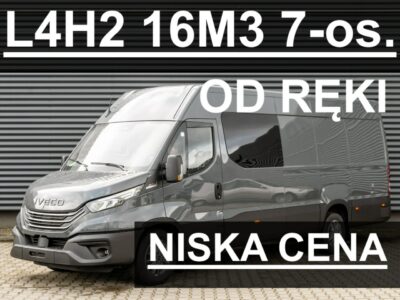 Iveco Daily 35S18A8H V L4H2 16m3 176KM 7-os. Dostępny od ręki ! Super Cena 2574 zł