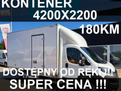 Fiat Ducato L3 180KM Kontener 4200x2200 180KM Niska Cena od ręki ! 2219 zł