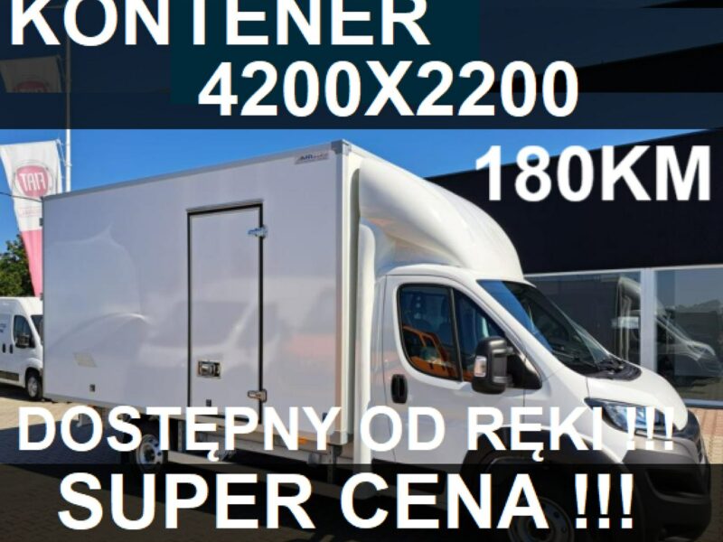 Fiat Ducato L3 180KM Kontener 4200x2200 180KM Niska Cena od ręki ! 2219 zł