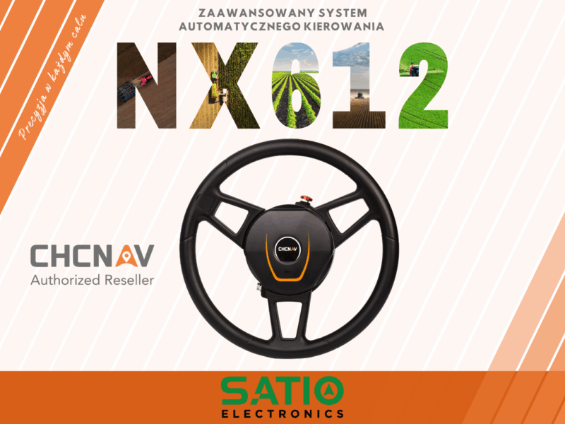 Nawigacja rolnicza CHCNAV NX612 | ISOBUS| RTK 2,5 cm | KONTROLA SEKCJI