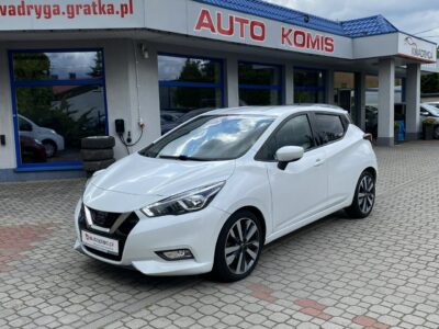 Nissan Micra Kamera, Navi, Bose , Biała Perła K14 (2017-)