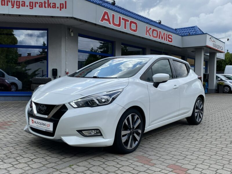 Nissan Micra Kamera, Navi, Bose , Biała Perła K14 (2017-)