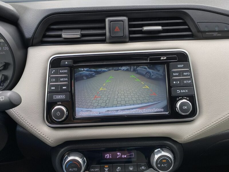Nissan Micra Kamera, Navi, Bose , Biała Perła K14 (2017-)