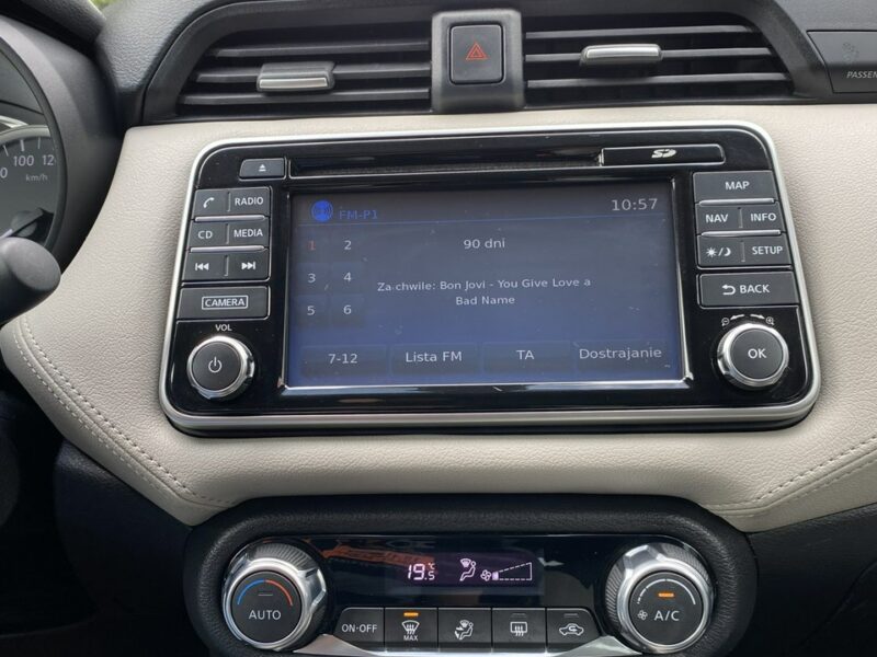 Nissan Micra Kamera, Navi, Bose , Biała Perła K14 (2017-)