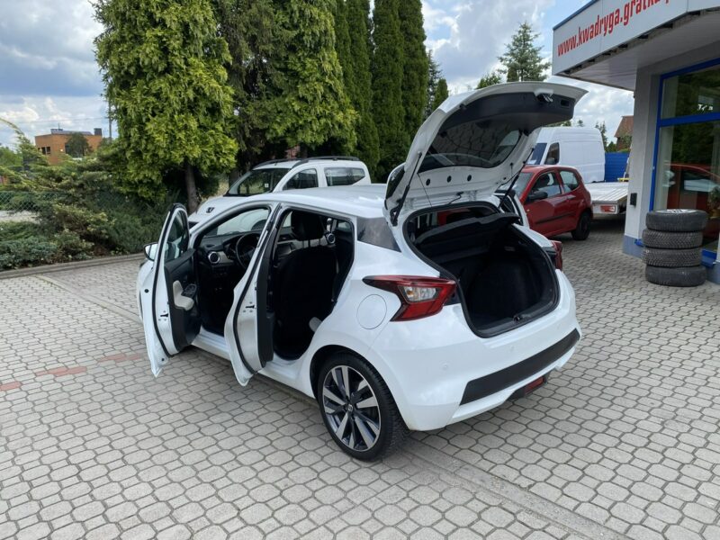 Nissan Micra Kamera, Navi, Bose , Biała Perła K14 (2017-)