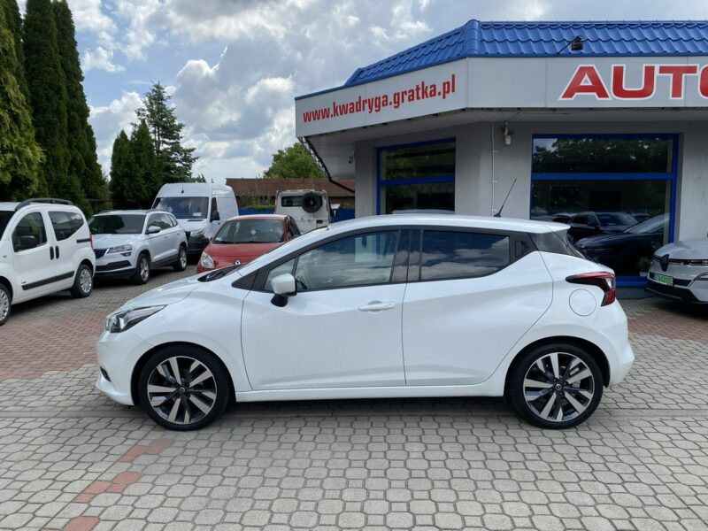 Nissan Micra Kamera, Navi, Bose , Biała Perła K14 (2017-)