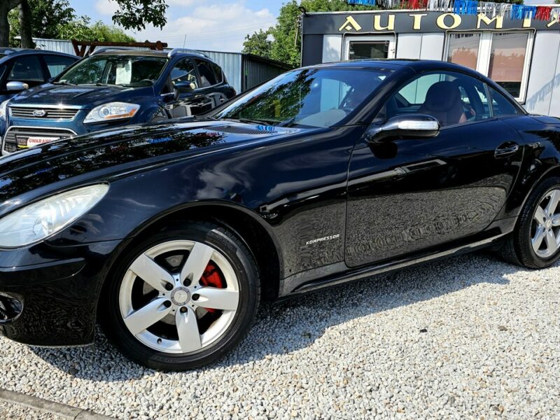 Mercedes SLK 200 -SPRZEDANY- 1- WŁ-Czerwona skóra! Super utrzymany !Manual, PRZEBIEG! R171 (2004-2011)