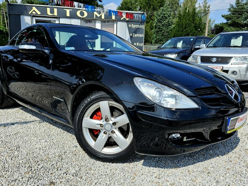 Mercedes SLK 200 -SPRZEDANY- 1- WŁ-Czerwona skóra! Super utrzymany !Manual, PRZEBIEG! R171 (2004-2011)