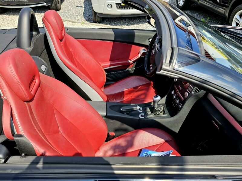 Mercedes SLK 200 -SPRZEDANY- 1- WŁ-Czerwona skóra! Super utrzymany !Manual, PRZEBIEG! R171 (2004-2011)