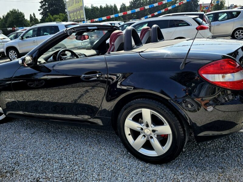 Mercedes SLK 200 -SPRZEDANY- 1- WŁ-Czerwona skóra! Super utrzymany !Manual, PRZEBIEG! R171 (2004-2011)