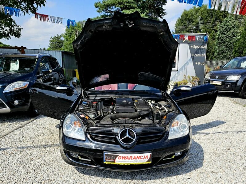 Mercedes SLK 200 -SPRZEDANY- 1- WŁ-Czerwona skóra! Super utrzymany !Manual, PRZEBIEG! R171 (2004-2011)