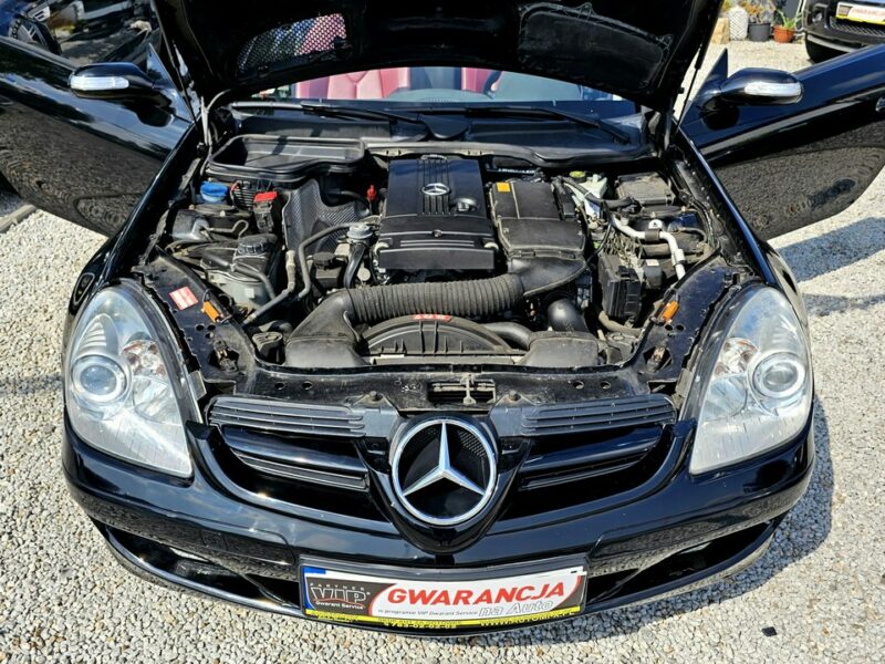Mercedes SLK 200 -SPRZEDANY- 1- WŁ-Czerwona skóra! Super utrzymany !Manual, PRZEBIEG! R171 (2004-2011)