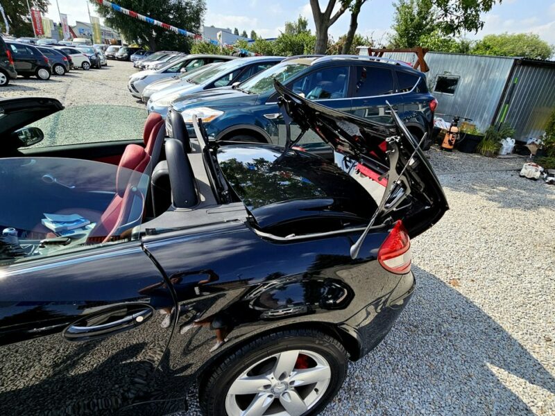 Mercedes SLK 200 -SPRZEDANY- 1- WŁ-Czerwona skóra! Super utrzymany !Manual, PRZEBIEG! R171 (2004-2011)