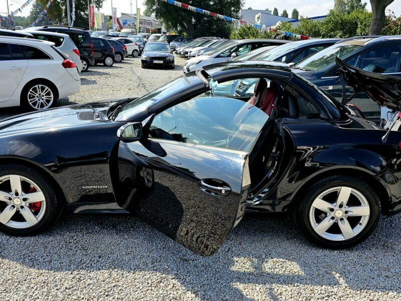 Mercedes SLK 200 -SPRZEDANY- 1- WŁ-Czerwona skóra! Super utrzymany !Manual, PRZEBIEG! R171 (2004-2011)
