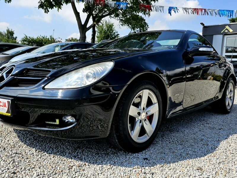 Mercedes SLK 200 -SPRZEDANY- 1- WŁ-Czerwona skóra! Super utrzymany !Manual, PRZEBIEG! R171 (2004-2011)