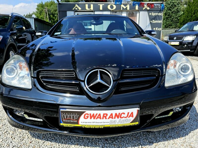 Mercedes SLK 200 -SPRZEDANY- 1- WŁ-Czerwona skóra! Super utrzymany !Manual, PRZEBIEG! R171 (2004-2011)