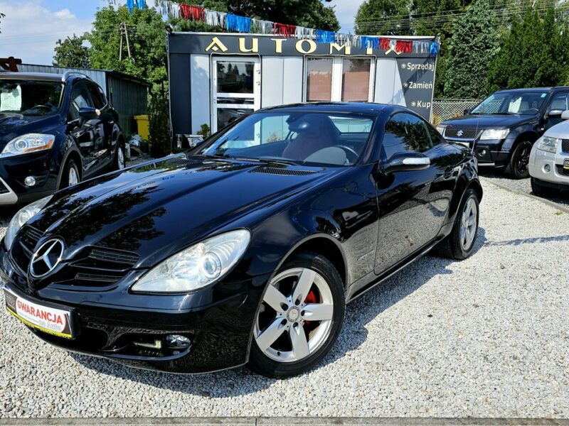 Mercedes SLK 200 -SPRZEDANY- 1- WŁ-Czerwona skóra! Super utrzymany !Manual, PRZEBIEG! R171 (2004-2011)