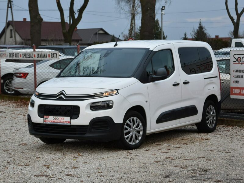 Citroen Berlingo 1.2 PureTech 110KM 2019r. Salon FV23 Klima TEMPOMAT 106tkm Polecam III (2018-)
