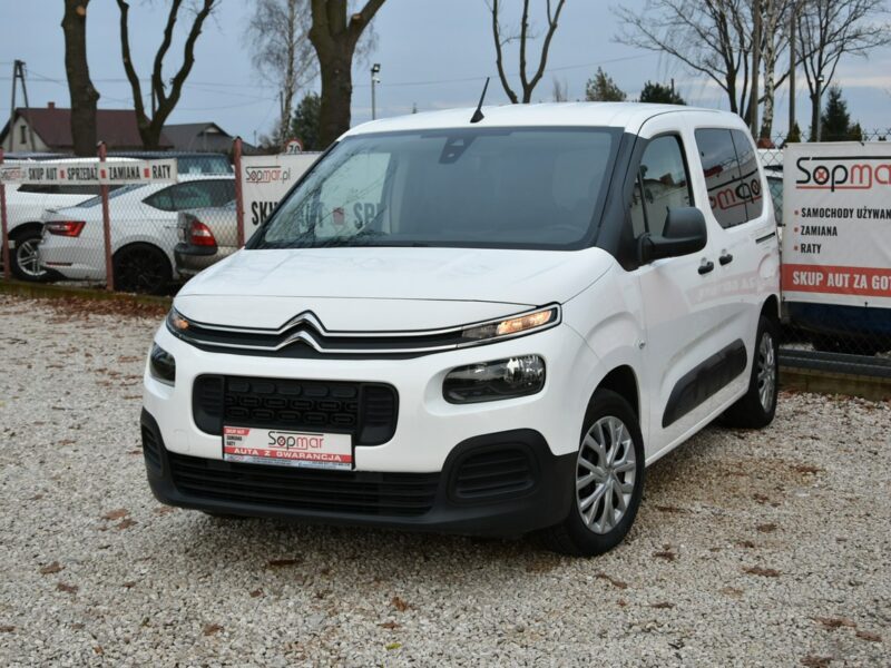 Citroen Berlingo 1.2 PureTech 110KM 2019r. Salon FV23 Klima TEMPOMAT 106tkm Polecam III (2018-)