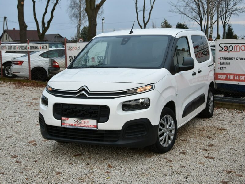 Citroen Berlingo 1.2 PureTech 110KM 2019r. Salon FV23 Klima TEMPOMAT 106tkm Polecam III (2018-)