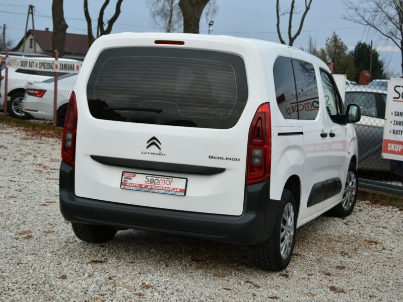 Citroen Berlingo 1.2 PureTech 110KM 2019r. Salon FV23 Klima TEMPOMAT 106tkm Polecam III (2018-)