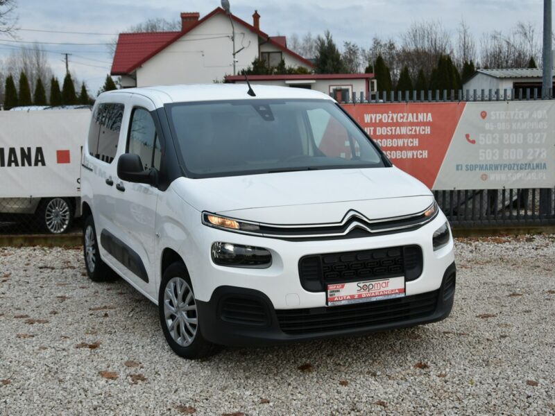 Citroen Berlingo 1.2 PureTech 110KM 2019r. Salon FV23 Klima TEMPOMAT 106tkm Polecam III (2018-)