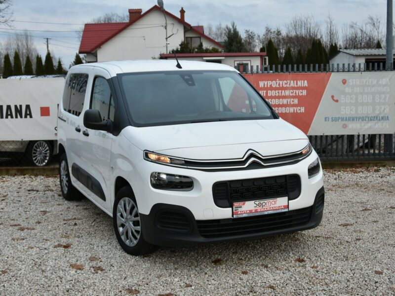 Citroen Berlingo 1.2 PureTech 110KM 2019r. Salon FV23 Klima TEMPOMAT 106tkm Polecam III (2018-)