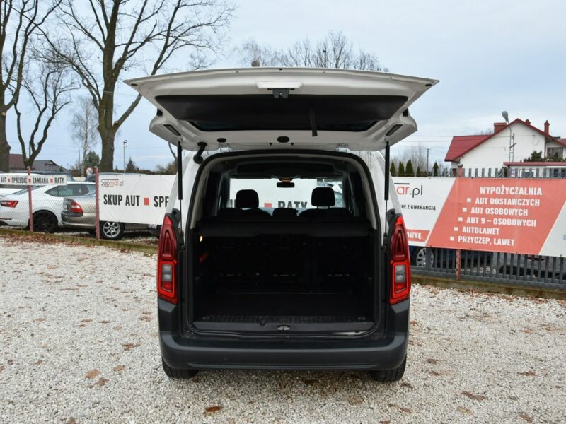Citroen Berlingo 1.2 PureTech 110KM 2019r. Salon FV23 Klima TEMPOMAT 106tkm Polecam III (2018-)