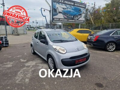 Citroen C1 1.0 Benzyna 68 KM, Dwa Klucze, Lakier Metalik, USB, AUX, SD I (2005-2014)