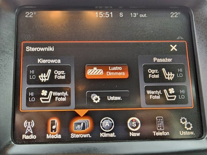 Jeep Cherokee -SPRZEDANY- Salon PL,Full opcja,4X4,Sam parkuje,Aktywny temp.Skóra V (2014-)