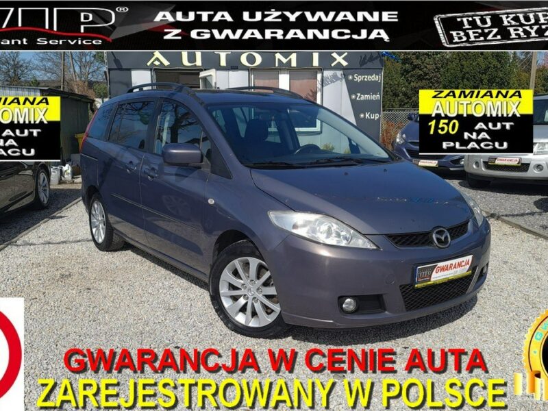 Mazda 5 -SPRZEDANY- 2.0 DIESEL ! 7-Os ,Zadbana ,Możliwa Zamiana I (2005-2010)