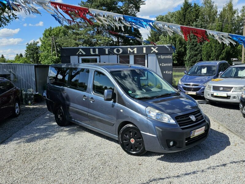 Fiat Scudo -SPRZEDANY-7SZT!2,0HDI136KM,PanoramaNawiewy,2Xdrzwi przesuwneWelur,8Os II (2007-)