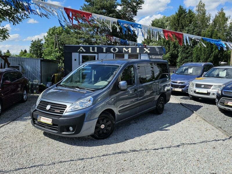 Fiat Scudo -SPRZEDANY-7SZT!2,0HDI136KM,PanoramaNawiewy,2Xdrzwi przesuwneWelur,8Os II (2007-)
