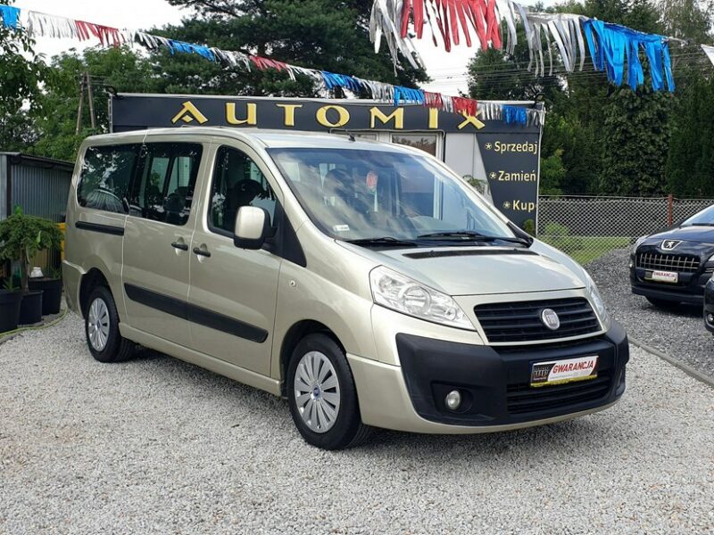 Fiat Scudo -SPRZEDANY-7SZT!2,0HDI136KM,PanoramaNawiewy,2Xdrzwi przesuwneWelur,8Os II (2007-)