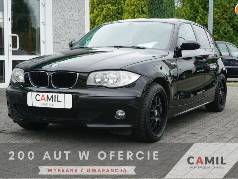BMW 116 1.6 Benzyna 116KM zarejestrowane i ubezpieczone w kraju, E87 (2004-2013)