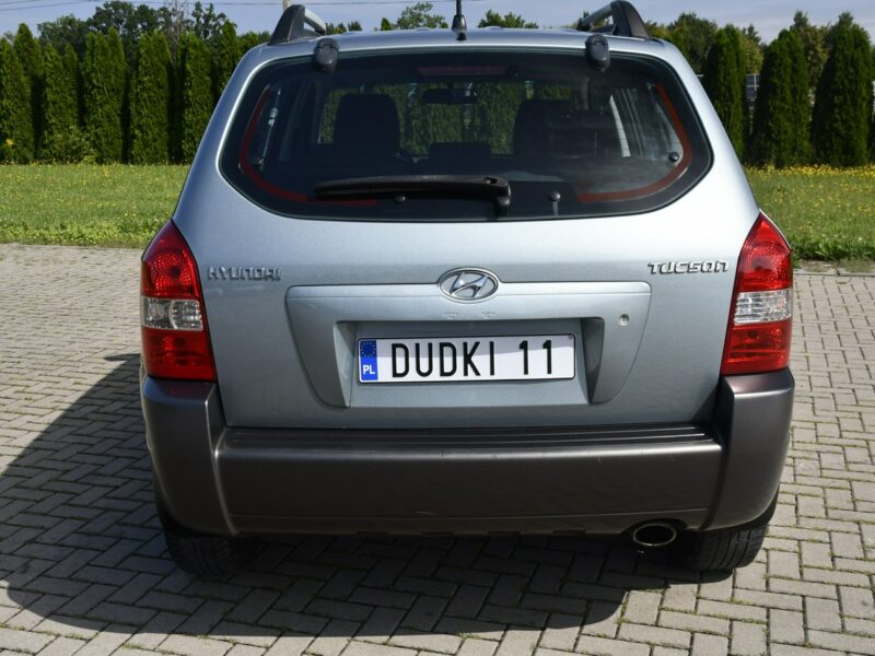 Hyundai Tucson 2,0Benz DUDKI11 Serwis,Klimatyzacja,El.szyby x4.Centralka,kredyt I (2004-2010)