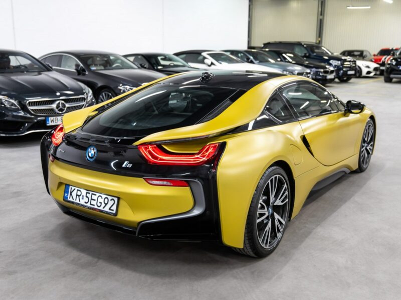 BMW i8 Protonic Frozen Yellow Edition. Limitowana. 2 wł. Salon Polska. I (2014-)
