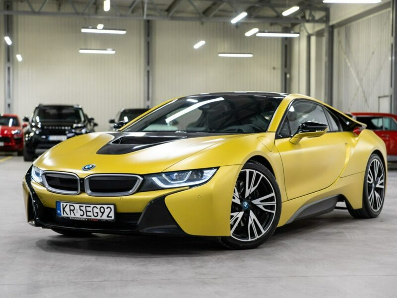 BMW i8 Protonic Frozen Yellow Edition. Limitowana. 2 wł. Salon Polska. I (2014-)