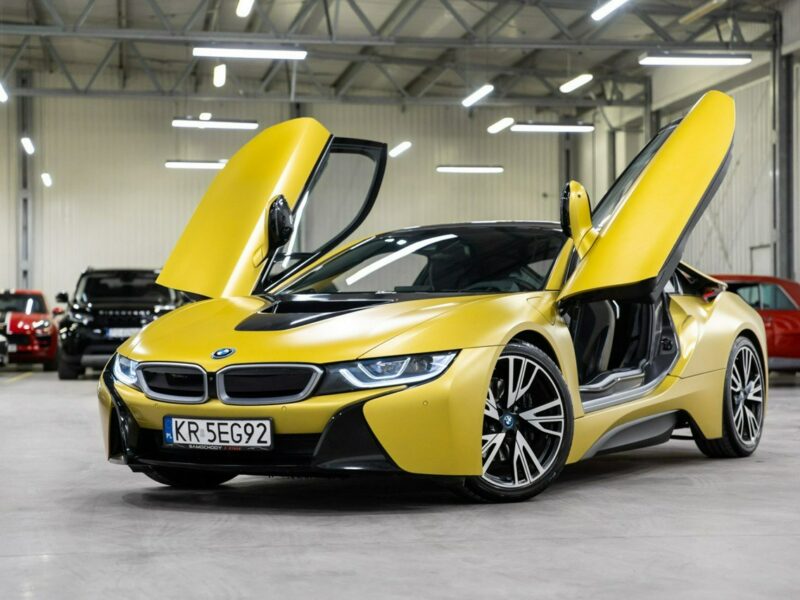 BMW i8 Protonic Frozen Yellow Edition. Limitowana. 2 wł. Salon Polska. I (2014-)