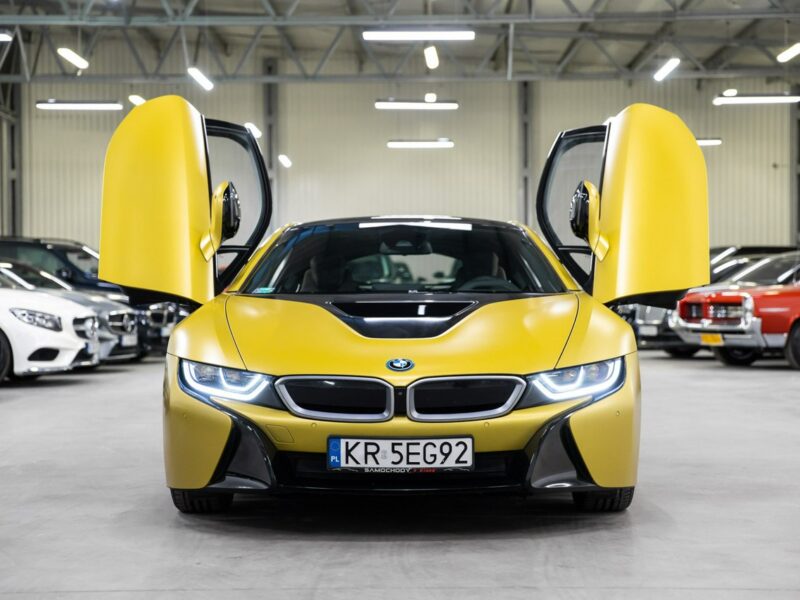 BMW i8 Protonic Frozen Yellow Edition. Limitowana. 2 wł. Salon Polska. I (2014-)